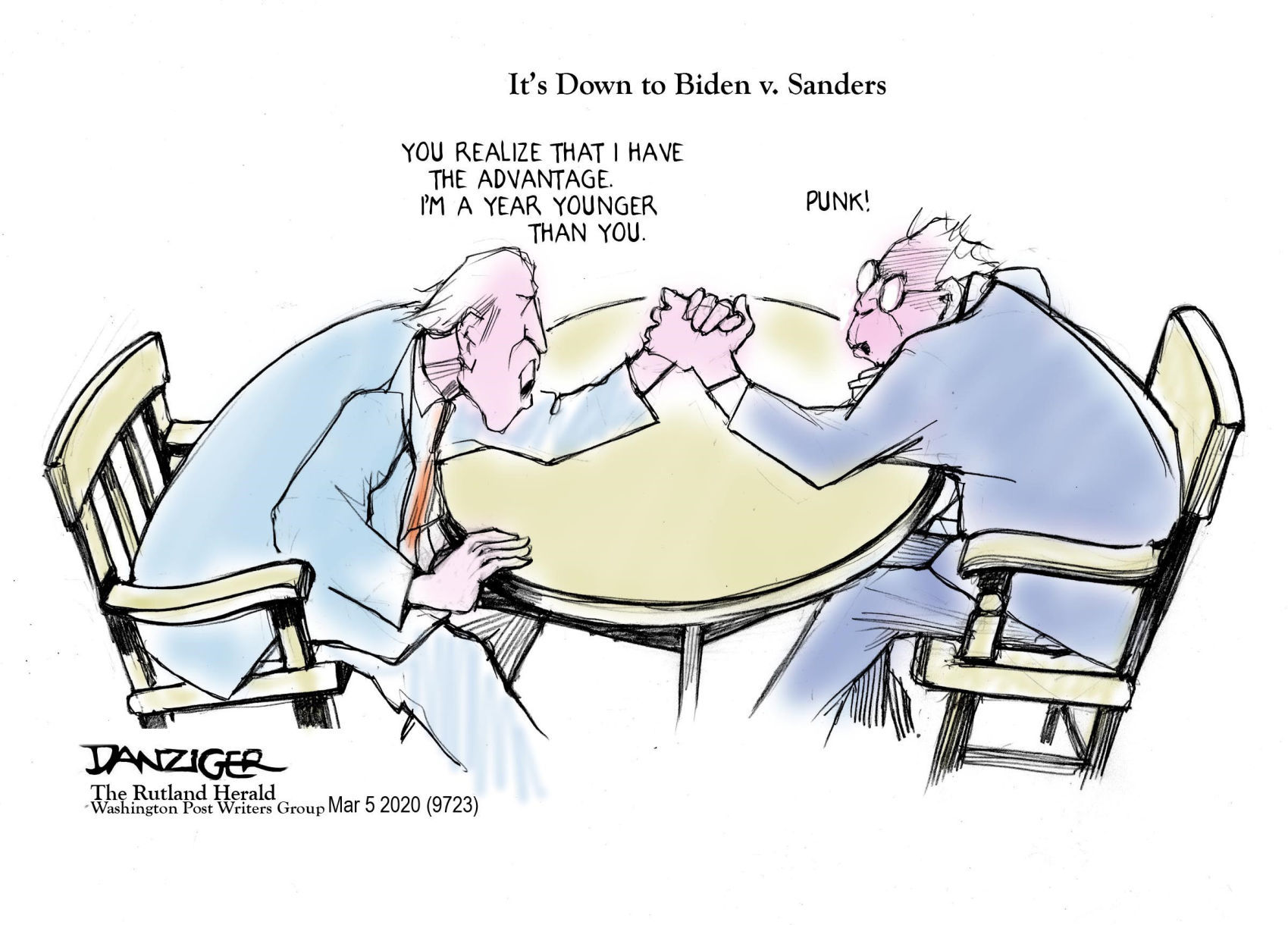 Jeff Danziger editorial cartoon